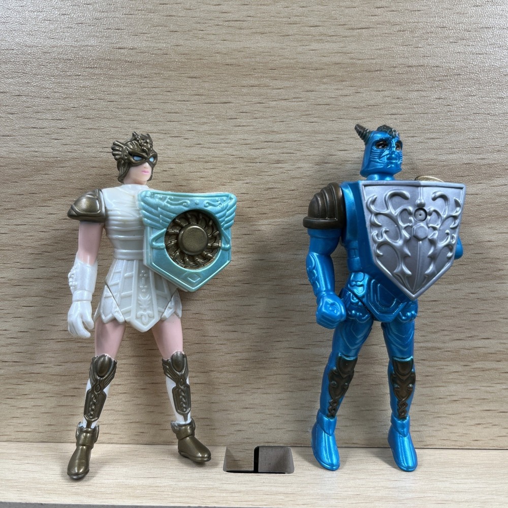 1999 Mystic Knights Of Tir Na McDonalds Toy Knight Saban Lot Of 2